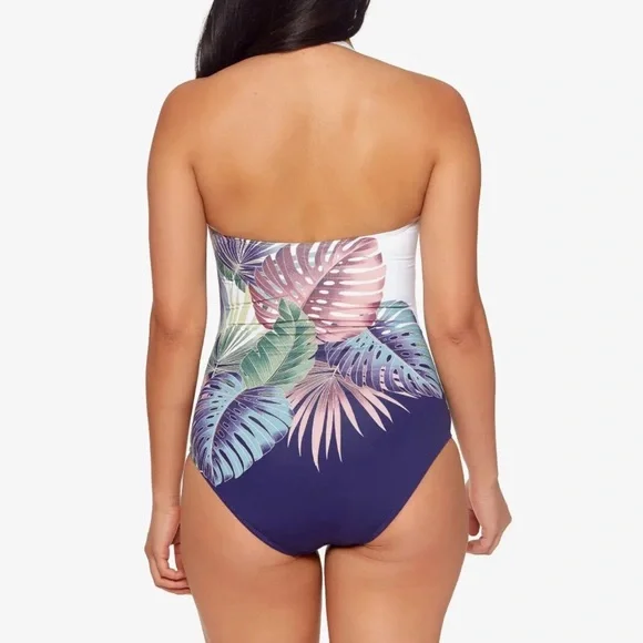 NWT Bleu by Rod Beattie
It's A Breeze Bandeau One-Piece Swimsuit size 10 - Picture 8 of 8